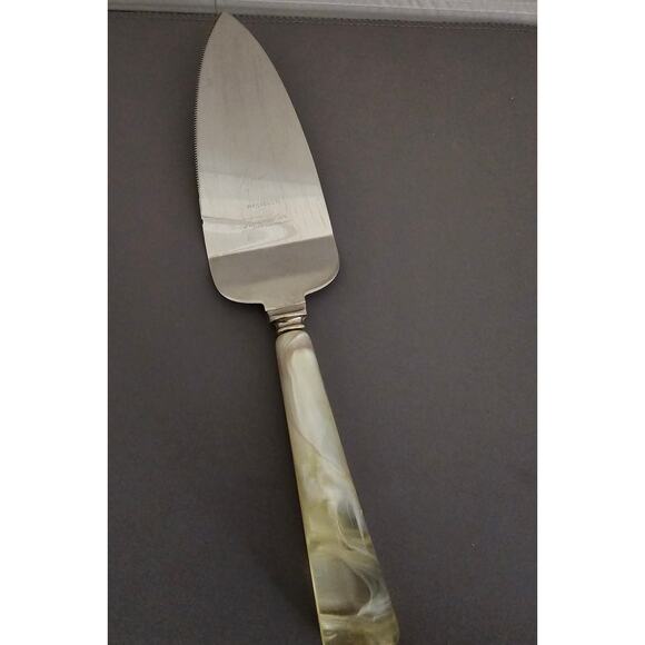 Piccadilly Stainless Steel Pie/Cake/Dessert Cutter/Server Serrated Wedge - 10" - Picture 1 of 7